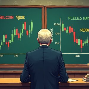 ビットコインが100ドルまで暴落すると予測したハーバード大学教授、規制当局の対応が甘すぎたと指摘