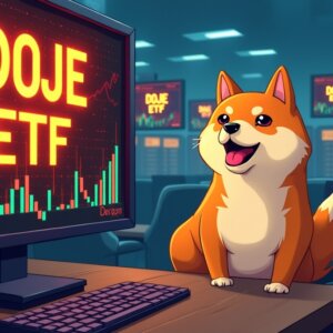 米国初のドージコイン現物ETF、初日出来高が予想を大幅に上回る