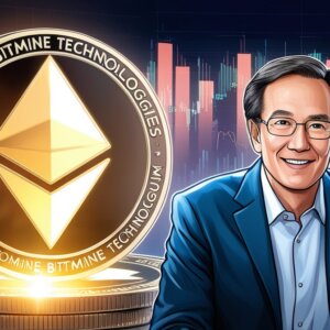 トム・リー率いるビットマイン、過去1週間で488億円相当のイーサリアムを追加購入