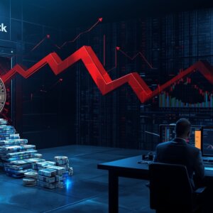 ブラックロックのビットコインETF「IBIT」、1日で過去最大5.2億ドル流出