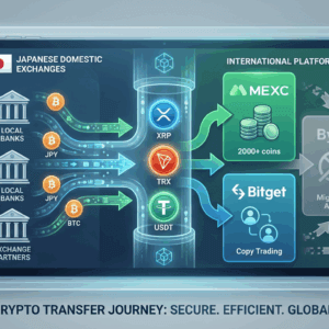 国内取引所から海外取引所への送金方法｜初心者向け完全ガイド【2025年版・MEXC/Bitget推奨】