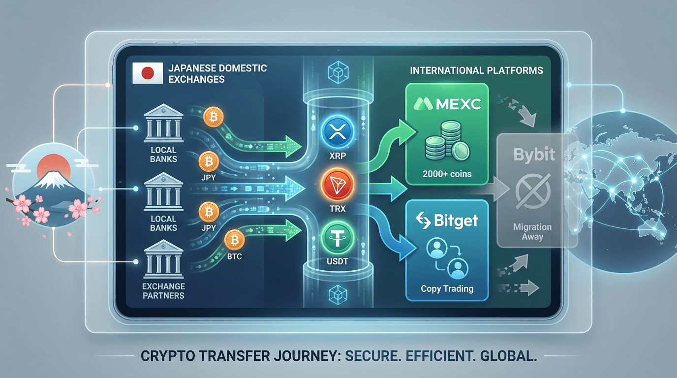 国内取引所から海外取引所への送金方法
