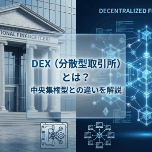DEX（分散型取引所）とは？仕組み・メリット・代表例を初心者向けに解説【2026年版】