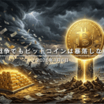 なぜ戦争でもビットコインは暴落しないのか｜地政学リスクと暗号資産市場の構造変化