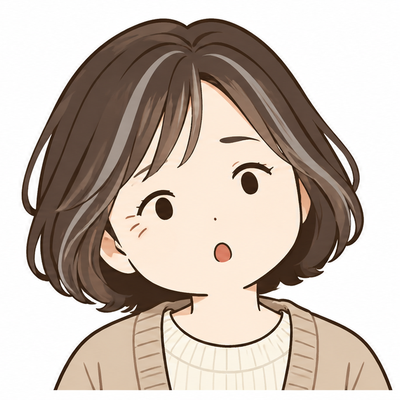 きょとんとするミサキの母