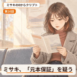 ミサキの0からクリプト 第16話｜ミサキ、「元本保証」を疑う